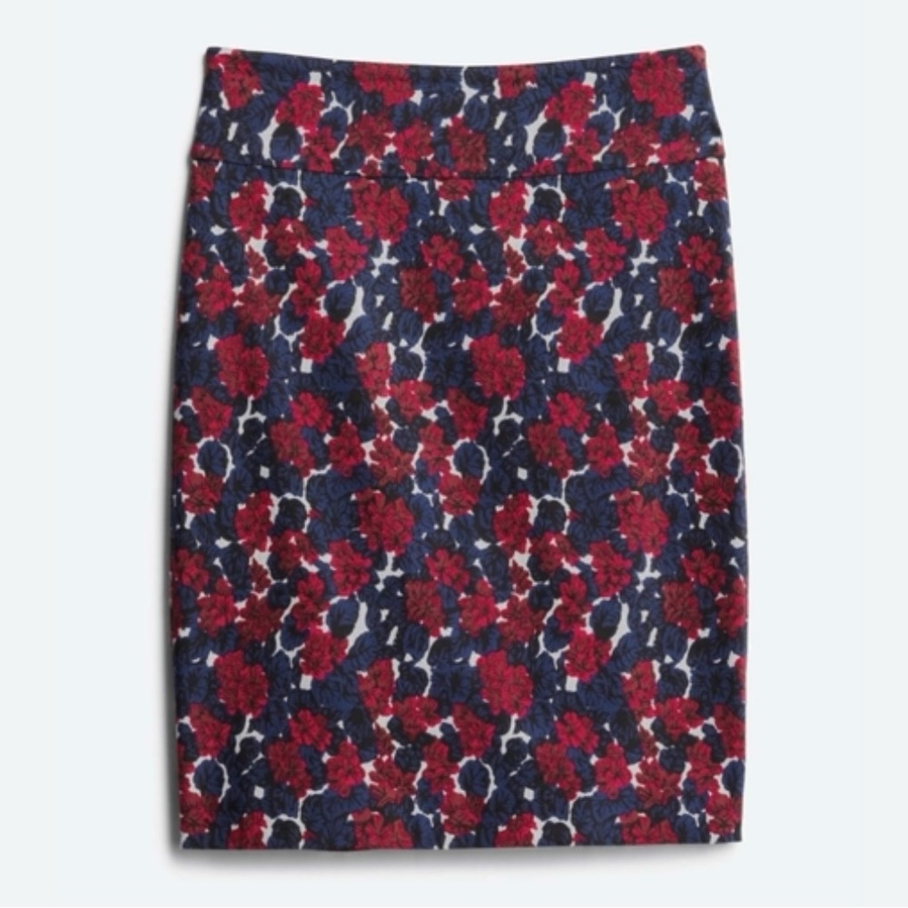 Margaret M Vibrant Floral Pencil Skirt